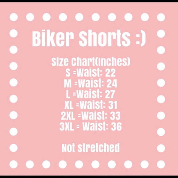 NEW Black Bleached biker shorts S-3X - Picture 5 of 5